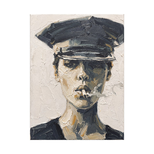 Undercover Lolita - Impasto painting | stretched canvas print