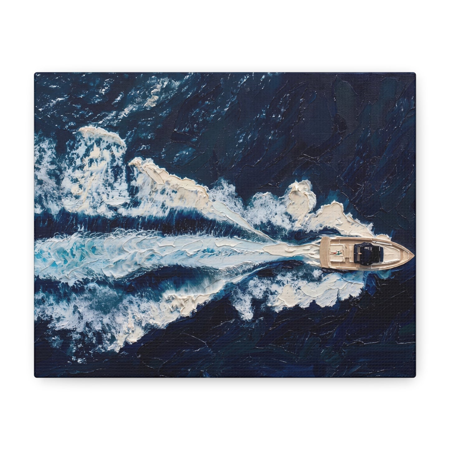 The Wake | Impasto painting - stretched canvas print