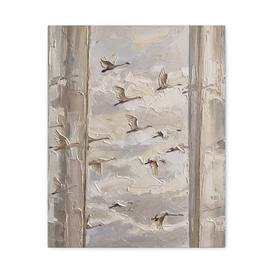 Intervals - Impasto painting | stretched canvas print