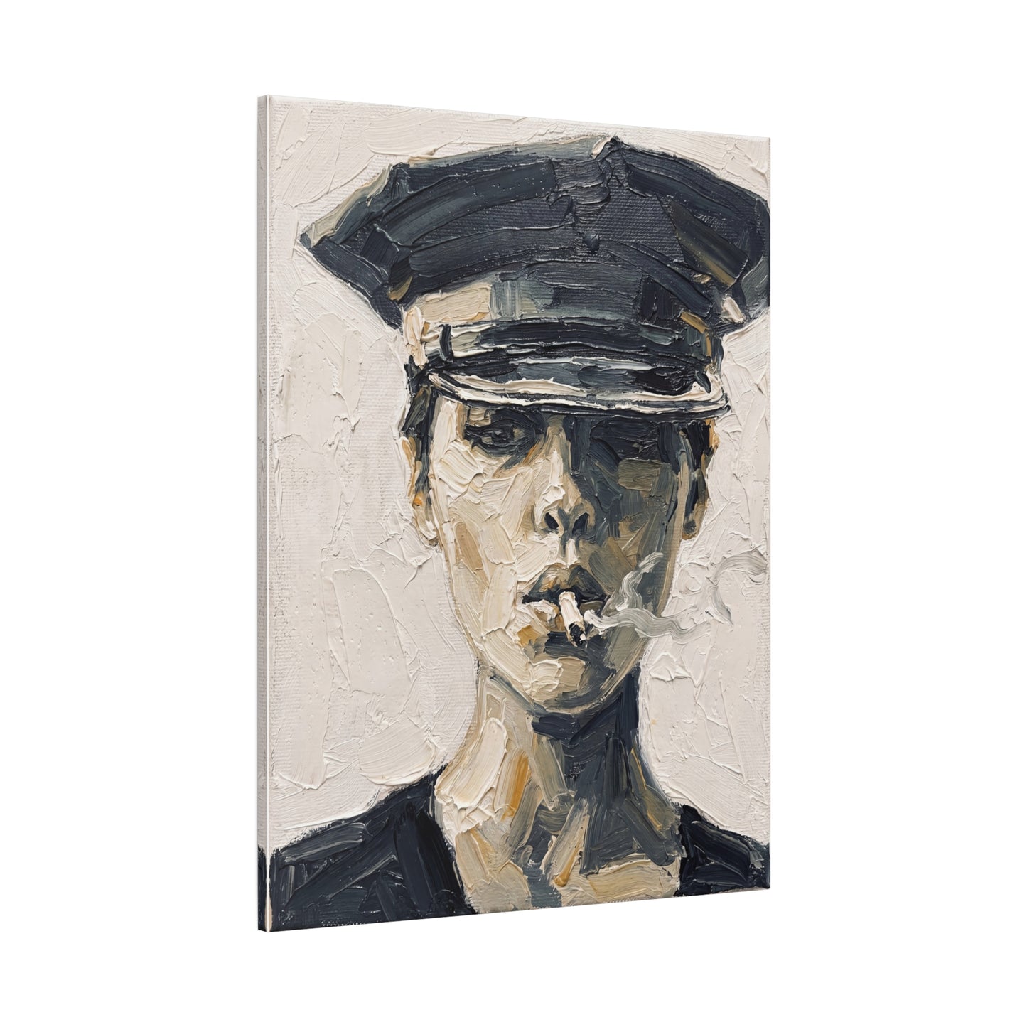 Undercover Lolita | Impasto painting - stretched canvas print